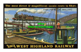 R569621 Fish Tran At Mallaig. West Highland Railway Company. North British Railw - Wereld