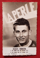 CPSM Petit Format - Jacques Anquetil -( Coureur Cycliste Sur Cycle La Perle ) - Cycling