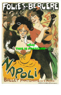R570093 Folies Bergere. Napoli. Ballet Pantomime. Dalkeiths Classic Poster Serie - Wereld