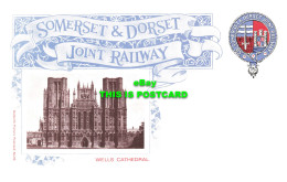 R569636 Somerset And Dorset Joint Railway. Wells Cathedral. Dalkeith Picture Pos - World