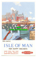 R570103 Peel Castle. Isle Of Man For Happy Holidays. British Railways. More Isle - World