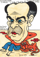 Politique Caricature Georges Marchais Les Nouveaux Pauvres  Illustration Lardie Illustrateur - Satirisch