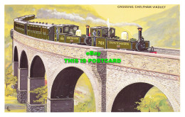 R569645 Crossing Chelfham Viaduct. Lynton And Barnstaple In Southern Days. Dalke - World