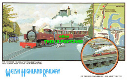 R569654 Welsh Highland Railway. Baldwin. Modified Russell Enters Portmadoc High - World