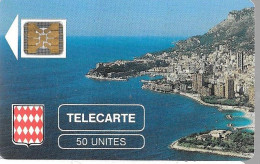 CARTE²°-PUBLIC-MONACO-50U-MF1-SC4On-N°Série106772-ROCHER De MONACO-Fleche Blanche-Utilisé-LUXE - Monaco