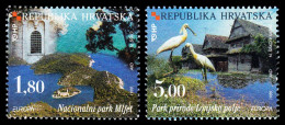 SALE!!! CROATIA CROACIA CROATIE KROATIEN 1999 EUROPA CEPT National Reserves & Parks 2 Stamps Set MNH ** - 1999