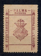 BALEARES , PALMA DE MALLORCA , AYUNTAMIENTO DE ANDRAITX , SELLO MUNICIPAL , 2 PESETAS - Fiscales