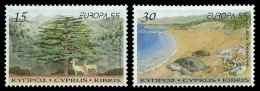 SALE!!! NORTHERN CYPRUS CHIPRE TURCO 1999 EUROPA CEPT National Reserves & Parks 2 Stamps Set MNH ** - 1999
