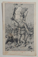 Kriegs Gebenf Postkarte Deutschland Im Kampfe Gegen Frankreich 1914 Signed Old Postcard - Oorlog 1914-18