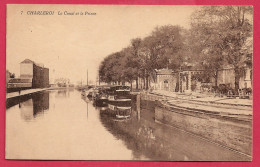 C.P. Charleroi   = Le  Canal  Et  La Prison - Charleroi