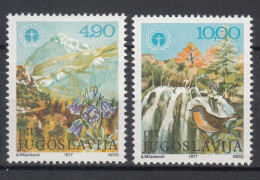 Yugoslavia Republic 1977 Mi#1689-1690 Mint Never Hinged - Nuevos