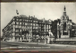 11293033 Geneve GE Hotel Paix Monument Brunswick Geneve - Andere & Zonder Classificatie