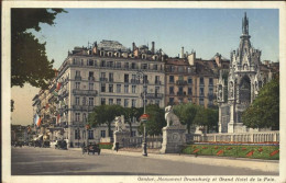 11292997 Geneve GE Grand Hotel De La Paix Monument Brunschwig Geneve - Andere & Zonder Classificatie
