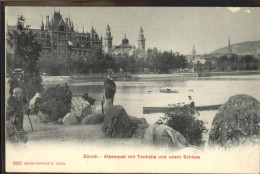 11292983 Zuerich Alpenquai Tonhalle Rotem Schloss Zuerich - Sonstige & Ohne Zuordnung