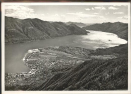 11292977 Locarno TI Panorama Cardada Delta Lago Maggiore Locarno - Sonstige & Ohne Zuordnung