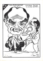 Politique Caricature Mitterrand Cheysson Retour à La Case Départ Illustration Lardie Illustrateur - Satirische