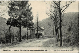 Trois-Ponts Route De Grandhalleux ( Ancien Passage à Niveau ) Circulée En 1904 - Trois-Ponts