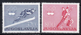 Yugoslavia Republic 1976 Winter Olympic Games Mi#1630-1631 Mint Never Hinged - Ungebraucht