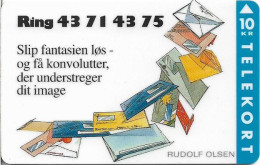 Denmark - KTAS - Rudolf Olsen Envelope Factory - TDKP111 - 10.1994, 2.000ex, 10kr, Used - Denemarken