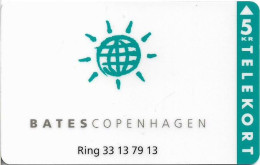 Denmark - KTAS - Bates Copenhagen - TDKP122 - 12.1994, 1.250ex, 5kr, Used - Denmark