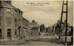 Theux Le Pont De La Hoëgne Et La Route Vers Oneux Circulée En 1933 - Theux