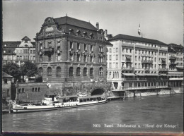 11292874 Basel BS Schiffstation Hotel Drei Koenige Basel BS - Other & Unclassified