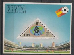 KENYA - 1982 - Bloc-feuillet BF N°YT. 17 - Football - Neuf Luxe ** / MNH / Postfrisch - Kenia (1963-...)