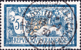 FRANCE - 1930 TàD "STRASBOURG-PL. DE LA CATHEDR. / BAS-RHIN" Sur Yv.123 5fr Merson Bleu & Chamois - 1900-27 Merson