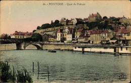 CPA Pontoise Val D'Oise, Quai Du Pothuis - Sonstige & Ohne Zuordnung