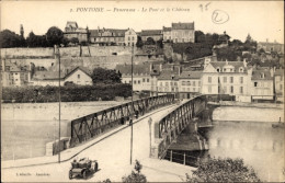 CPA Pontoise Val D'Oise, Panorama, Le Pont, Le Chateau - Sonstige & Ohne Zuordnung
