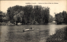 CPA Vauréal Val D'Oise, Bords, Parc Du Chateau - Autres & Non Classés
