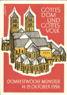 Artiste CPA Jagsch, Münster In Westfalen, Domfestwoche 1956, Gottes Dom Und Gottes Volk - Other & Unclassified