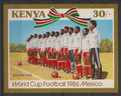 KENYA - 1986 - Bloc-feuillet BF N°YT. 27 - Football - Neuf Luxe ** / MNH / Postfrisch - Kenya (1963-...)