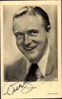 CPA Schauspieler Willy Fritsch, Portrait, Ross Verlag 6181/2, Autogramm - Actors