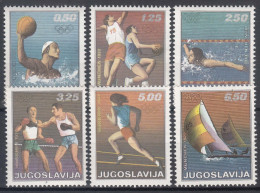 Yugoslavia Republic 1972 Olympic Games Mi#1451-1456 Mint Never Hinged - Nuevos