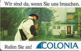 Germany - Colonia Versicherung 2 – Regen - O 0303B - 09.1993, 12DM, 3.000ex, Mint - O-Serie : Serie Clienti Esclusi Dal Servizio Delle Collezioni