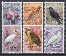 Yugoslavia 1972 Birds Mi#1459-1464 Mint Never Hinged - Unused Stamps