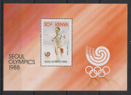KENYA - 1988 - Bloc-feuillet BF N°YT. 34 - Olympics - Neuf Luxe ** / MNH / Postfrisch - Kenia (1963-...)