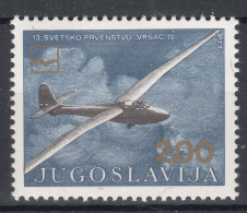 Yugoslavia 1972 Airmail Airplane Mi#1471 Mint Never Hinged - Ungebraucht