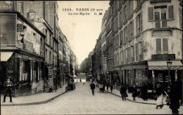 CPA Paris XVIII. Montmartre, Rue Myrha - Autres & Non Classés