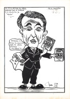 Politique Caricature Bernard Pons Vendeur à La Sauvette De Neudin Catalogue Métiers Illustration Lardie Illustrateur - Satiriques