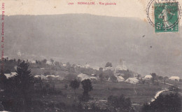 Echallon (01 Ain) Vue Générale - édit Ferrand N° 5942 Circulée 1913 Oblitération Cachet Perlé Facteur Boitier D'Echallon - Unclassified