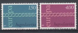 Yugoslavia Republic 1971 Europa Mi#1416-1417 Mint Never Hinged - Ungebraucht