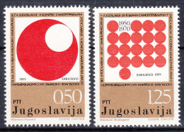 Yugoslavia Republic 1971 Mi#1418-1419 Mint Never Hinged - Nuovi