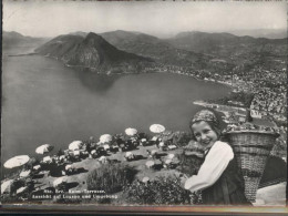11292523 Lugano TI Monte Bre Kulm-Terrasse Lugano - Autres & Non Classés