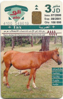Jordan - Alo - Horse, Grey CN, 07.2000, 3JD, 100.000ex, Used - Jordania