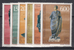 Yugoslavia Republic 1971 Art Mi#1431-1436 Mint Never Hinged - Unused Stamps