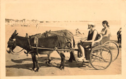 La Baule * Carte Photo * Attelage à âne Sur La Plage * Anes Fonkey * Photographe Labière - La Baule-Escoublac