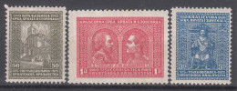 Yugoslavia Kingdom 1929 Mi#222-224 Mint Hinged - Ungebraucht