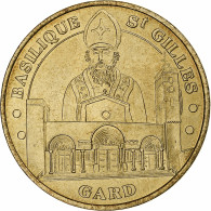 France, Jeton Touristique, Basilique Saint-Gilles, Gard, 2004, MDP, Or Nordique - Sonstige & Ohne Zuordnung